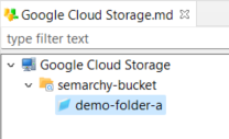 getting started actian avalanche metadata google cloud storage