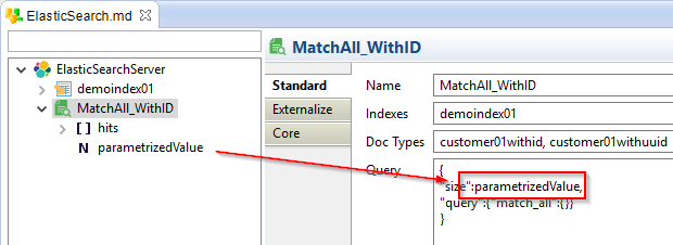 getting started elasticsearch metadata query parameter example