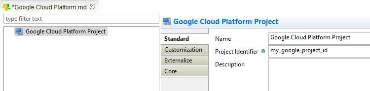 getting started google cloud platform project id