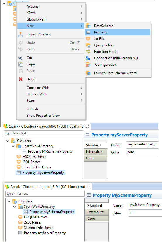 getting started spark metadata additional property