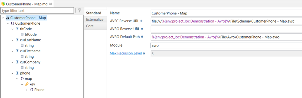 getting started avro metadata overview
