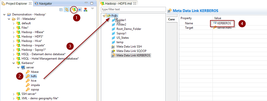 getting started hdfs metadata kerberos link