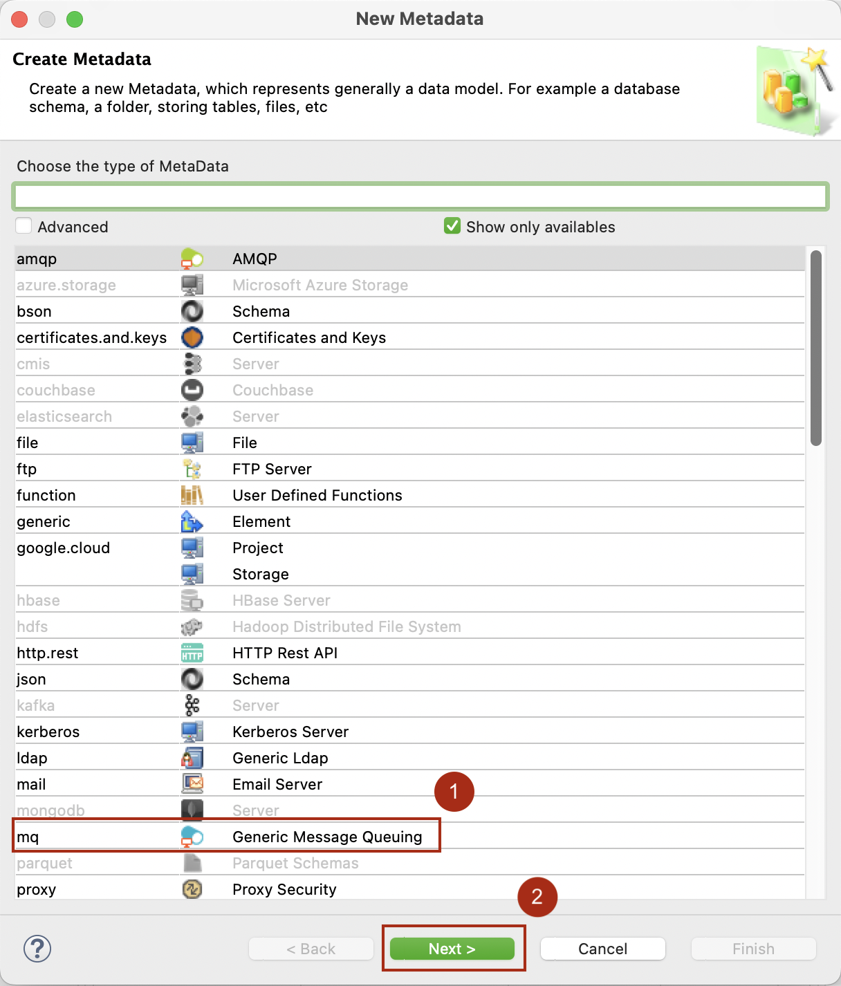 getting started create metadata