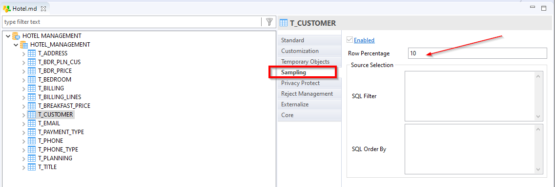 sampling tool metadata overview