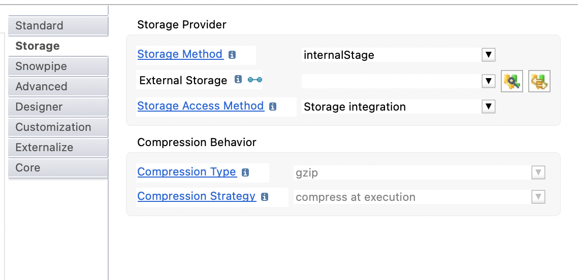 getting started snowflake metadata storage overview