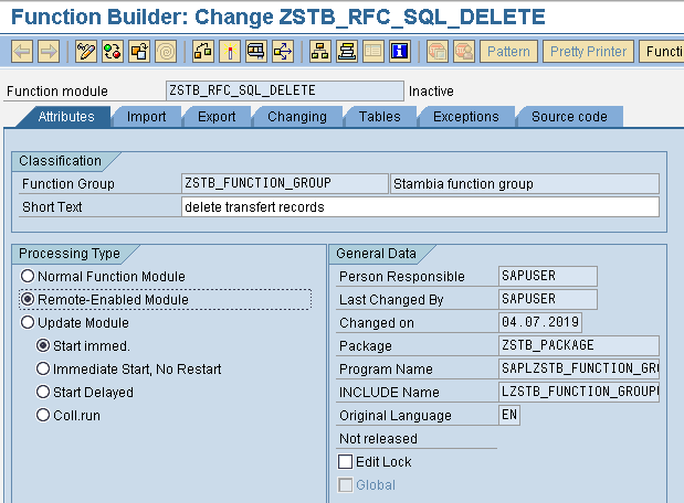 setup.create function module05