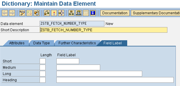 Screenshot of setup procedure