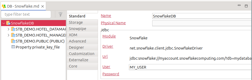Key/pair authentication configuration