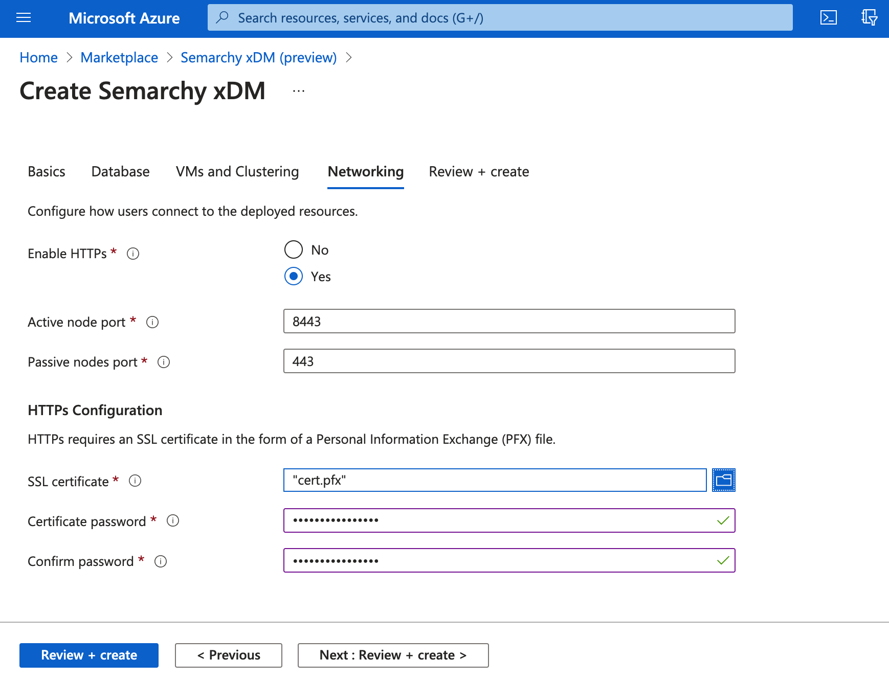 Step 4: Networking configuration