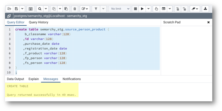 Load Data via the SQL API