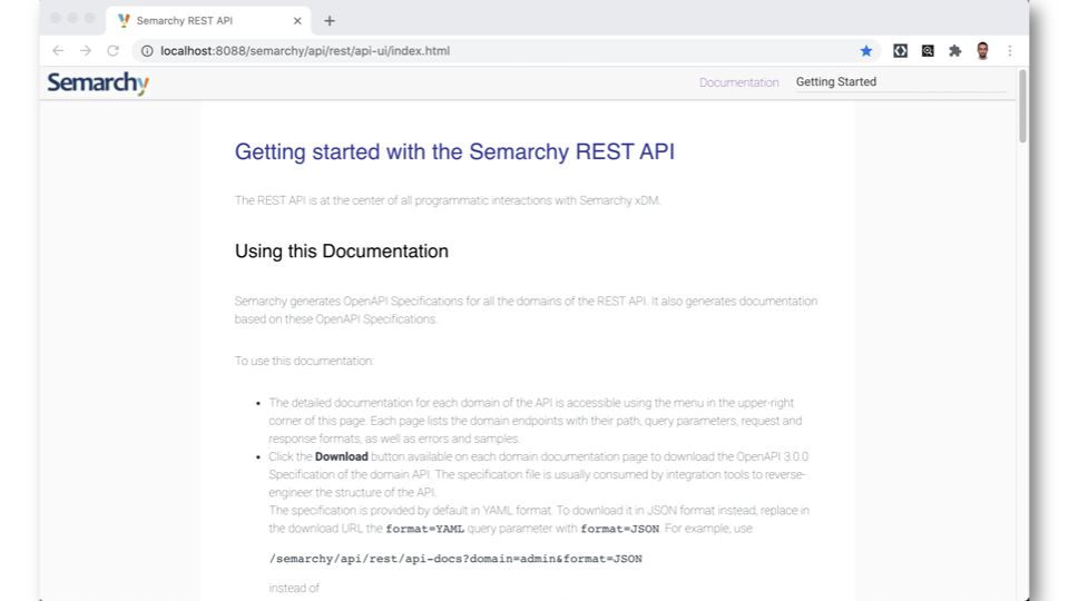 Query data via the REST API