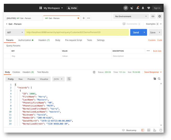 Set up a REST client for Semarchy xDM