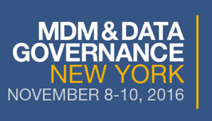 mdm data governance ny 2016
