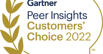 Gartner Peer Insights Customers Choice badge color 2022