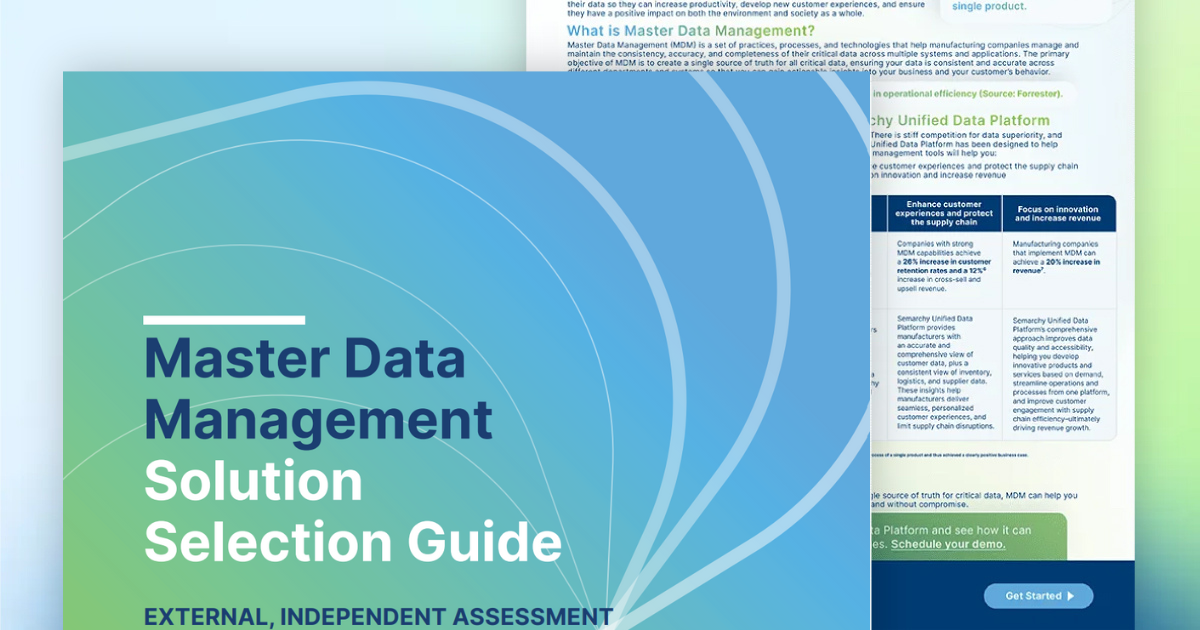 Semarchy Data Management – Cloud Master Data Management Software – UQNIO