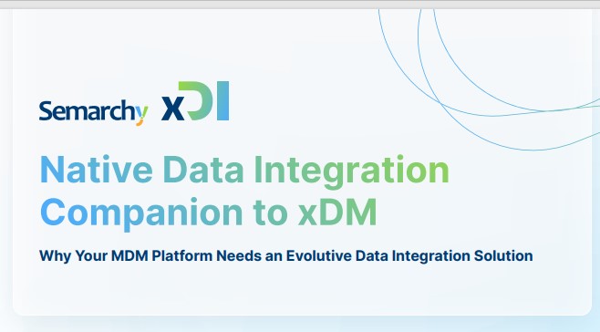 Native Data Integration for xDM ebook cover governed data integration