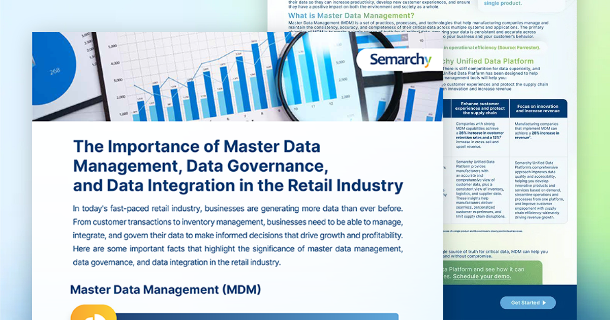 Infographic retail the importance of mdm