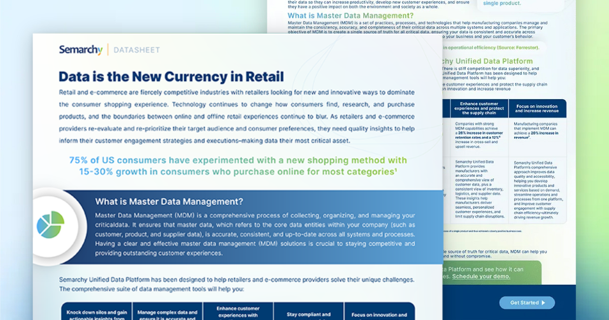data sheet data is the new currency in retail 1
